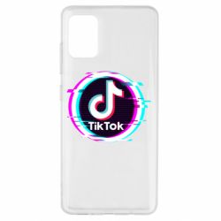 Чехол для Samsung A51 Tik tock glitch ring - PrintSalon