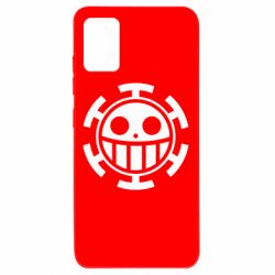 Чехол для Samsung A51 Ван Пис флаг Трафальгара - PrintSalon