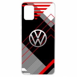Чехол для Samsung A51 Volkswagen logo and abstraction - PrintSalon