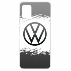 Чохол для Samsung A51 Volkswagen logo and grunge - PrintSalon
