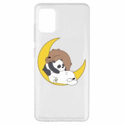 Чехол для Samsung A51 We bare bears sleep - PrintSalon