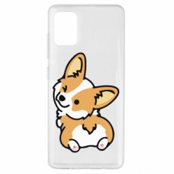 Чехол для Samsung A51 Winking Corgi - PrintSalon