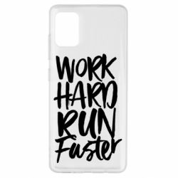 Чохол для Samsung A51 Work hard run faster - PrintSalon