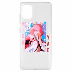 Чехол для Samsung A51 Yae Miko art - PrintSalon