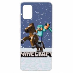 Чохол для Samsung A51 Зимовий Майнкрафт - PrintSalon