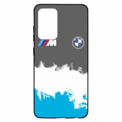 Чехол для Samsung A52 5G BMW logo and gray background - PrintSalon