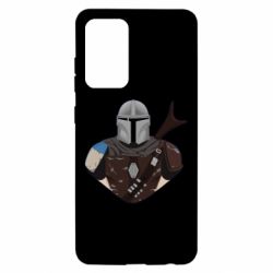 Чехол для Samsung A52 5G Bust of Mandalorian - PrintSalon