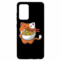 Чехол для Samsung A52 5G Cat and Ramen - PrintSalon