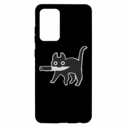 Чехол для Samsung A52 5G Cat with a knife - PrintSalon