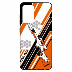Чохол для Samsung A52 5G CS: GO AWP Asiimov Skin - PrintSalon