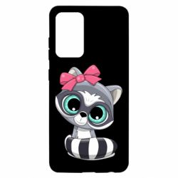 Чехол для Samsung A52 5G Cute raccoon - PrintSalon