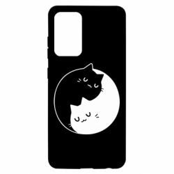 Чехол для Samsung A52 5G Cute yin yang cats - PrintSalon