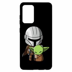 Чехол для Samsung A52 5G Din Djarin And The Child - PrintSalon