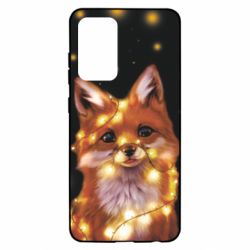 Чохол для Samsung A52 5G Fox And Christmas Lights - PrintSalon