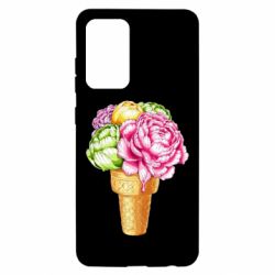 Чехол для Samsung A52 5G Ice cream flowers - PrintSalon