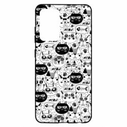 Чохол для Samsung A52 5G Коти патерн - PrintSalon