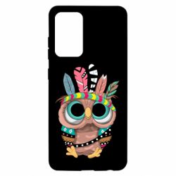 Чехол для Samsung A52 5G Little owl with feathers - PrintSalon