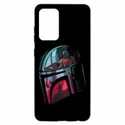 Чехол для Samsung A52 5G Mandalorian Helmet profil - PrintSalon