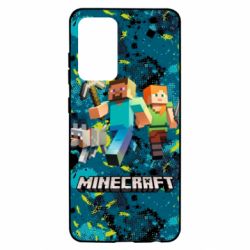 Чохол для Samsung A52 5G Minecraft Steve Alex And Dog - PrintSalon