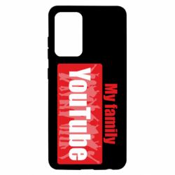 Чехол для Samsung A52 5G My family youtube