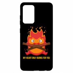 Чехол для Samsung A52 5G MY HEART ONLY  BURNS FOR YOU - PrintSalon