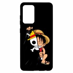 Чехол для Samsung A52 5G One piece chibi Luffy - PrintSalon
