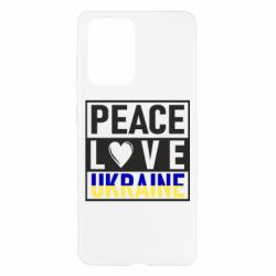 Чехол для Samsung A52 5G PEACE LOVE UKRAINE - PrintSalon