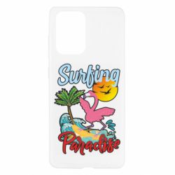 Чехол для Samsung A52 5G Surfing Paradise Flamingo - PrintSalon