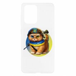 Чехол для Samsung A52 5G Военный котик - PrintSalon