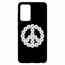 Чехол для Samsung A52 5G Знак мира из ромашек - PrintSalon