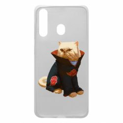 Чехол для Samsung A60 Akatsuki angry cat - PrintSalon