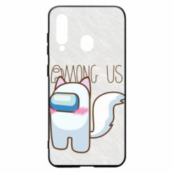 Чохол для Samsung A60 Among us cute cat - PrintSalon