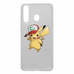 Чехол для Samsung A60 Ash's hat Pikachu - PrintSalon