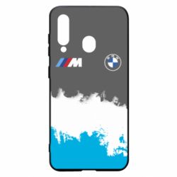 Чехол для Samsung A60 BMW logo and gray background - PrintSalon