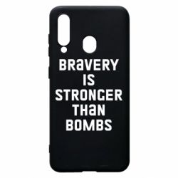 Чехол для Samsung A60 Bravery is stronger - PrintSalon