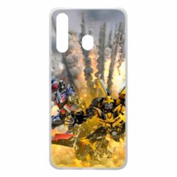 Чохол для Samsung A60 Bumblebee and Optimus Prime - PrintSalon