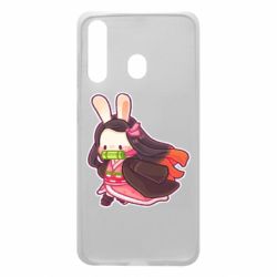 Чехол для Samsung A60 Chibi Bunny Kamado Nezuko - PrintSalon