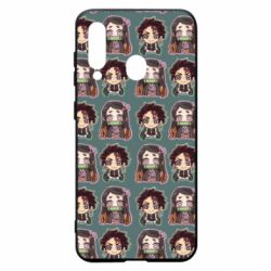 Чехол для Samsung A60 Cute Tanjiro with Nezuko - PrintSalon