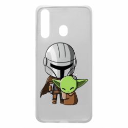 Чехол для Samsung A60 Din Djarin And The Child - PrintSalon