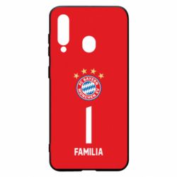 Чехол для Samsung A60 FC Bayern. Твоя фамилия, номер (англ.) - PrintSalon