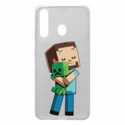 Чохол для Samsung A60 Heroes from Minecraft - PrintSalon