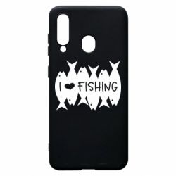 Чохол для Samsung A60 I Love Fishing - PrintSalon