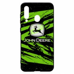 Чохол для Samsung A60 John Deere and green background - PrintSalon