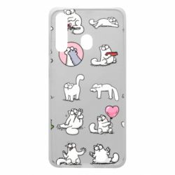 Чохол для Samsung A60 Кот Саймона емоції - PrintSalon