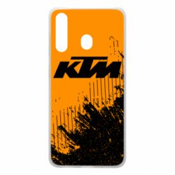 Чехол для Samsung A60 KTM and grunge background - PrintSalon