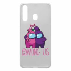 Чехол для Samsung A60 Love is Among Us - PrintSalon