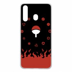 Чехол для Samsung A60 Naruto Sasuke Uchiha Sharingan - PrintSalon