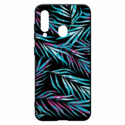 Чохол для Samsung A60 Neon Palm Leaves - PrintSalon