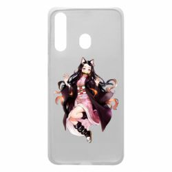 Чохол для Samsung A60 Nezuko cat - PrintSalon