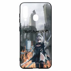 Чехол для Samsung A60 Nier Automata 2B - PrintSalon